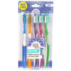 8 Pk Multi Function Toothbrushes