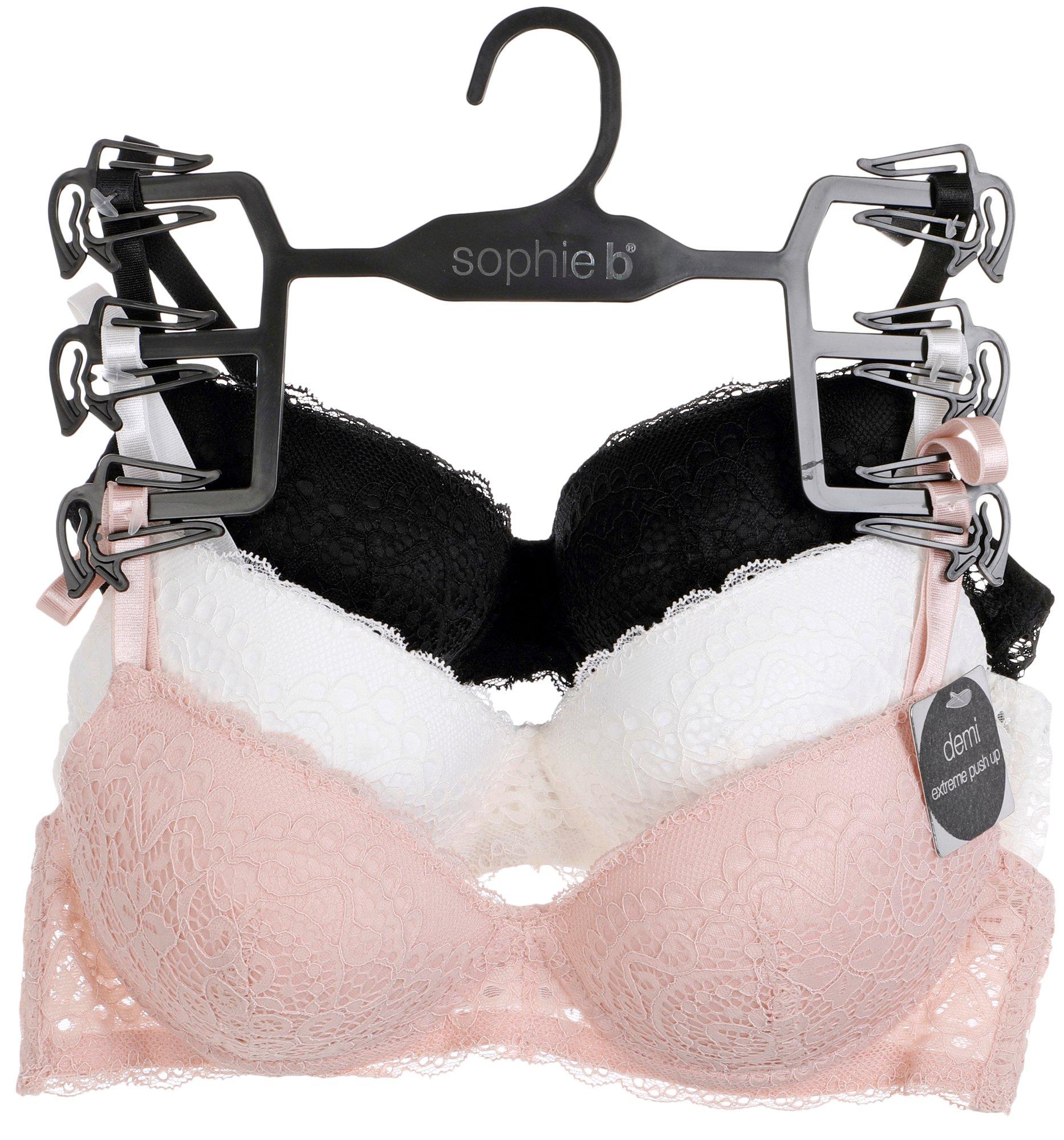 (#B-1) Marilyn Monroe 3 pack Push Up Lace Bras