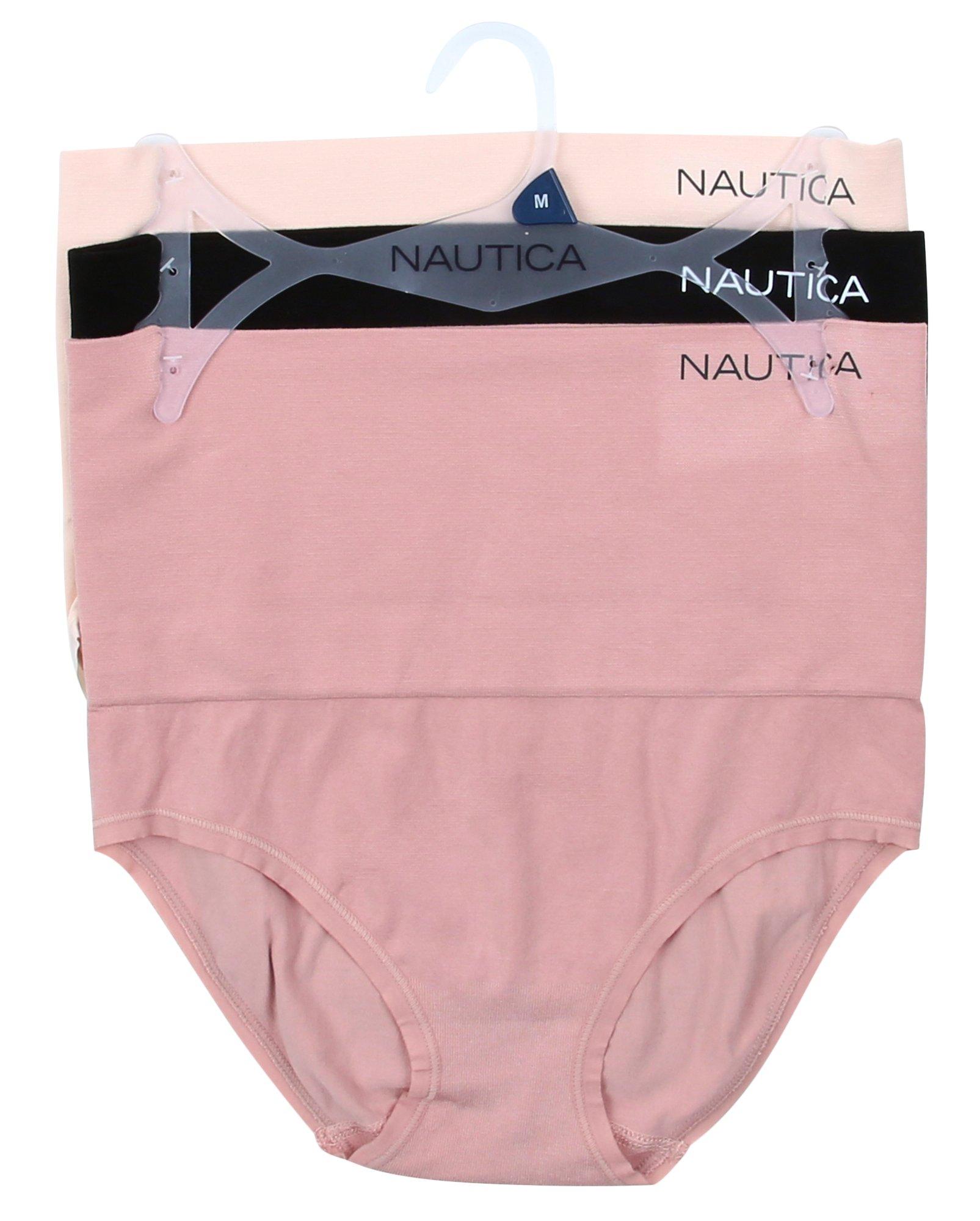 Nautica Intimates Super Soft High Waist Briefs Panties 1X 2X 3X