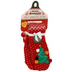 Christmas Sweater Aroma Socks - Red