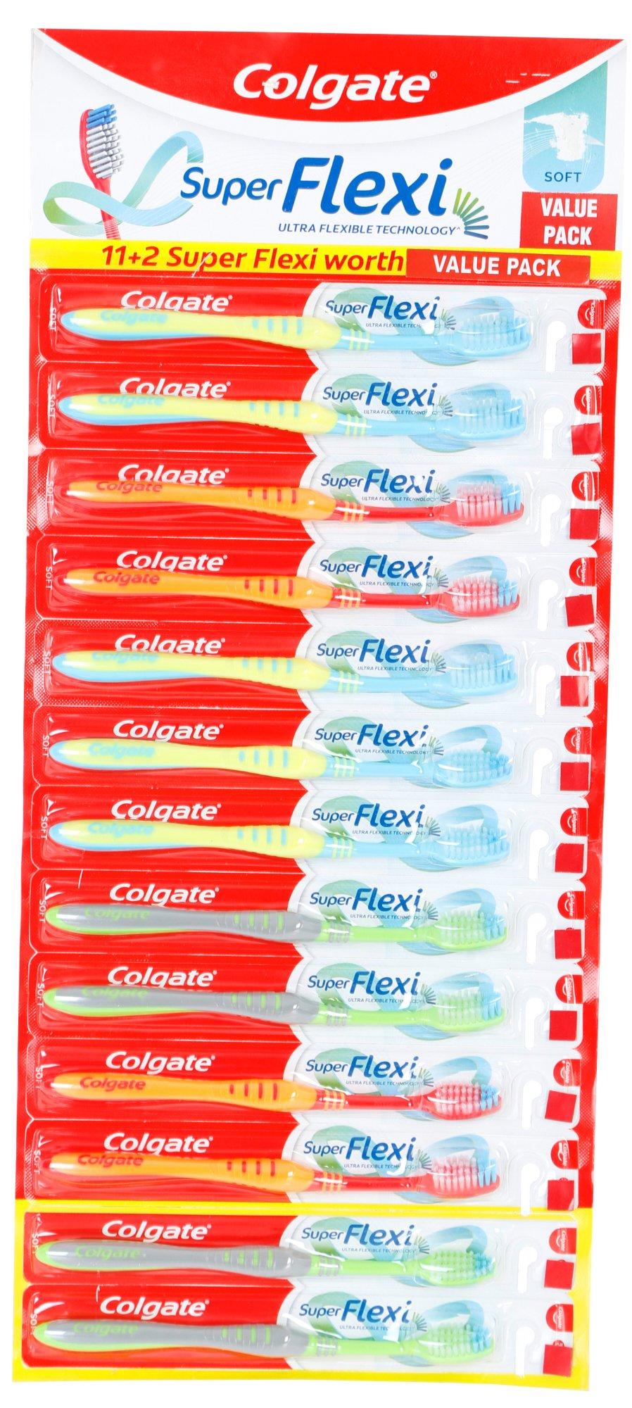 13 Pk Super Flexi Toothbrushes