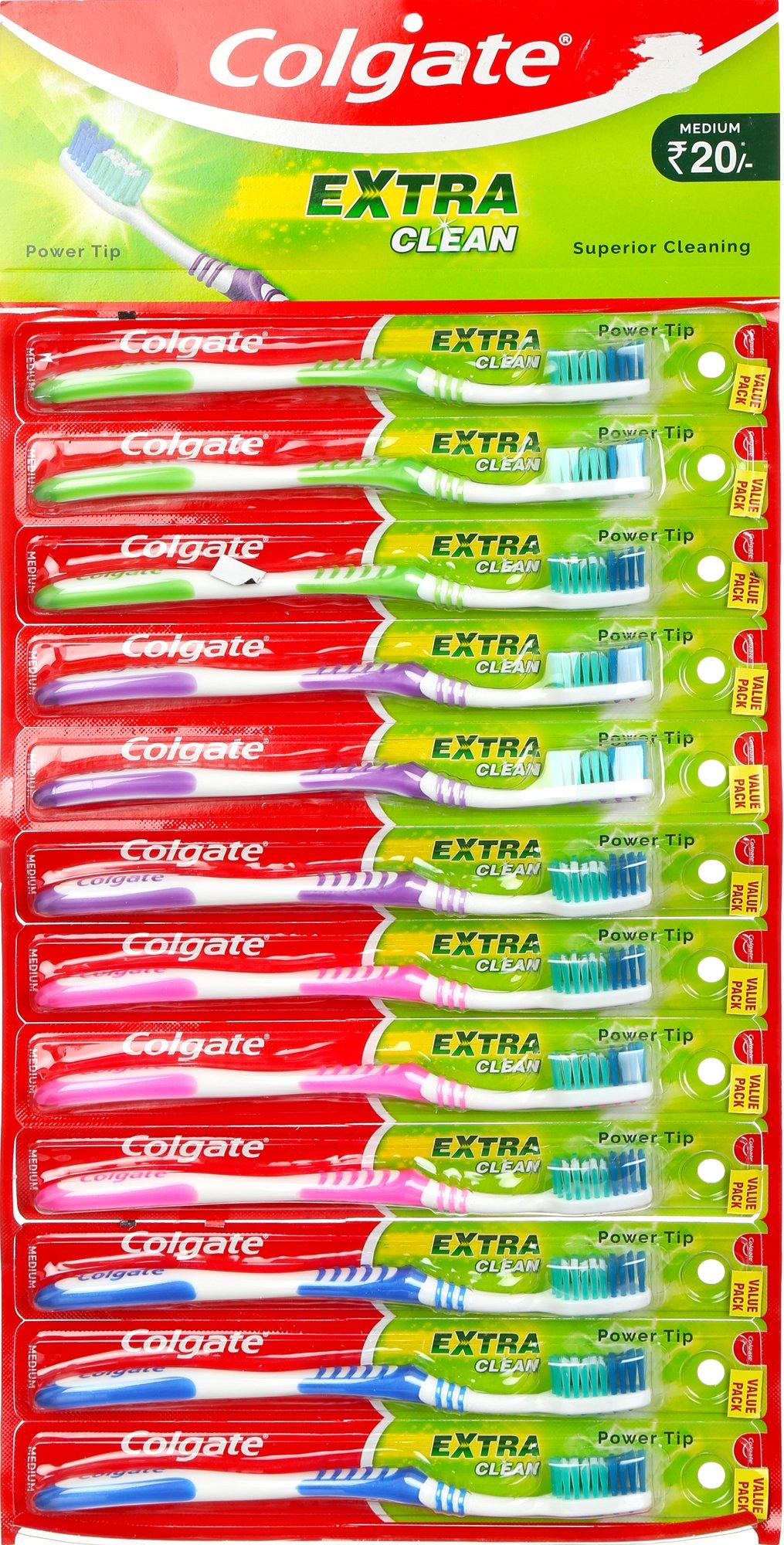 12 Pk Power Tip Toothbrushes