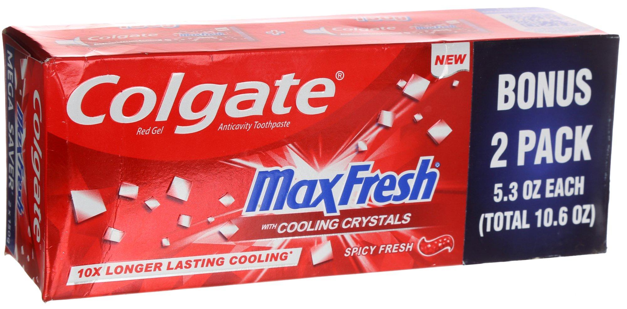 2 Pk Max Fresh Toothpaste
