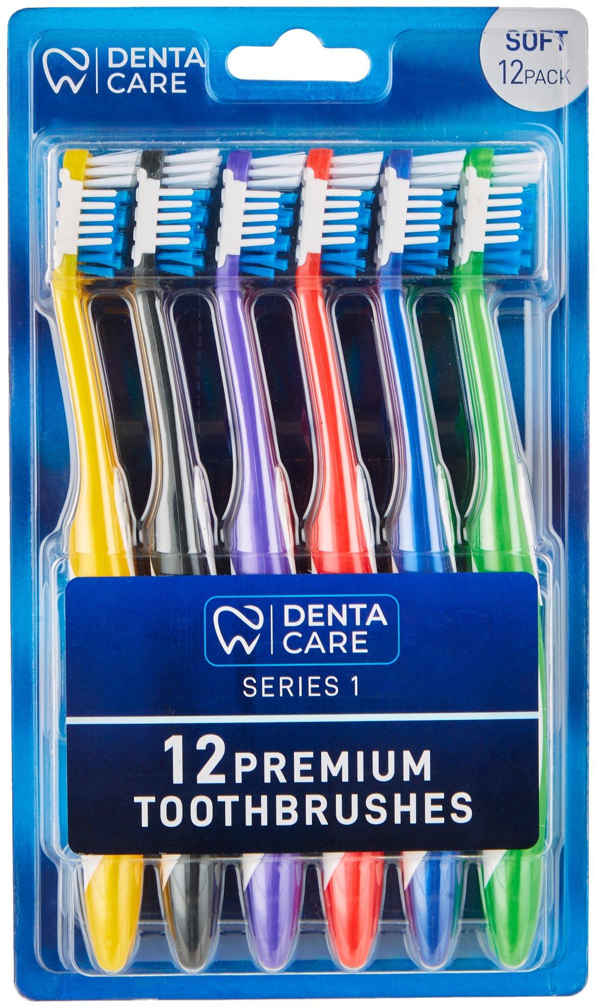 12 Pk Premium Toothbrushes