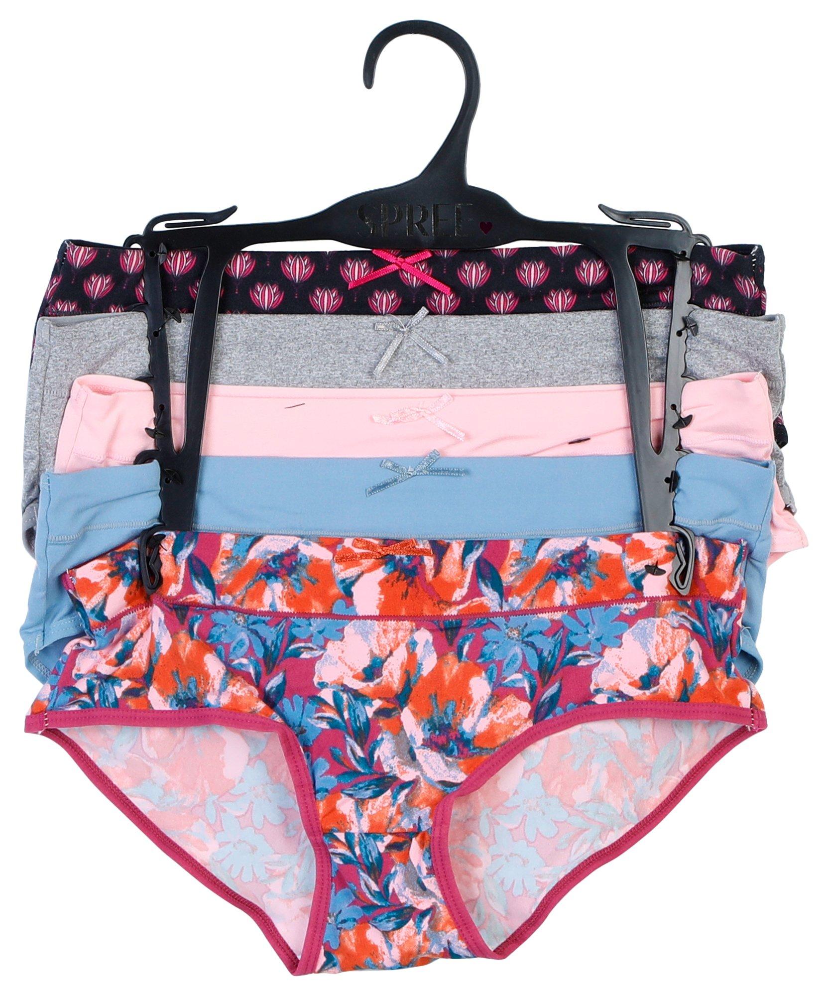Rene Rofe Girls' Underwear - Seamless Bikini Panties (8 Pack)