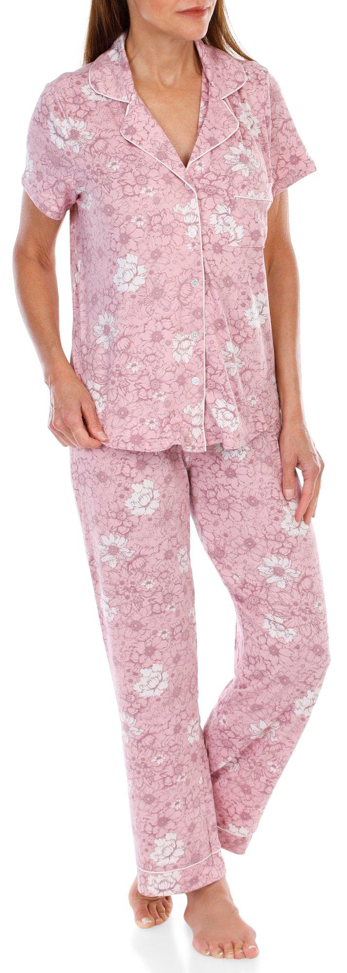 Women's 2 Pc Pajama Pants Set