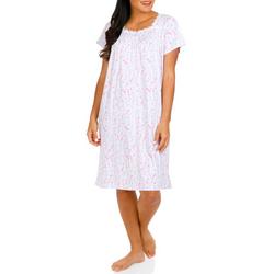 Women's Floral Print Night Gown