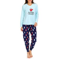 Women's 2 Pc Holiday Drink Pants Set