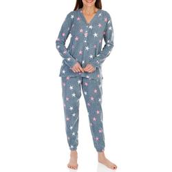 Women's Star Print 2 Pc Pajamas