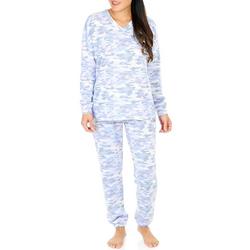 Women's 2 Pc Camo Pajama Pants Set