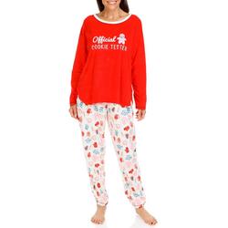 Women's 2 Pc Christmas Pajama Pants Set