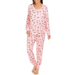 Women's Holiday Print Pajama Pants Set