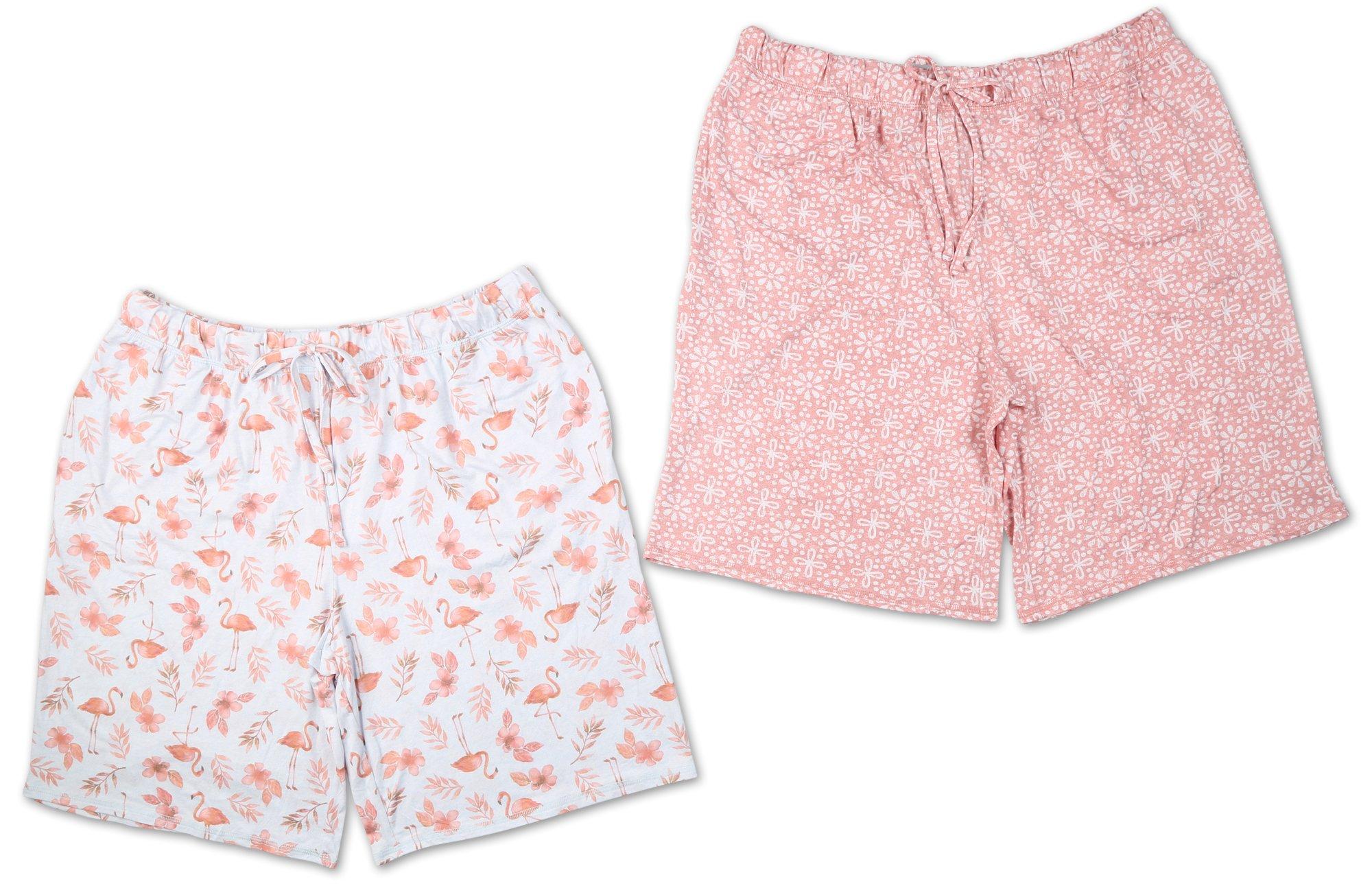 Women's Plus 2 Pk Pajama Shorts