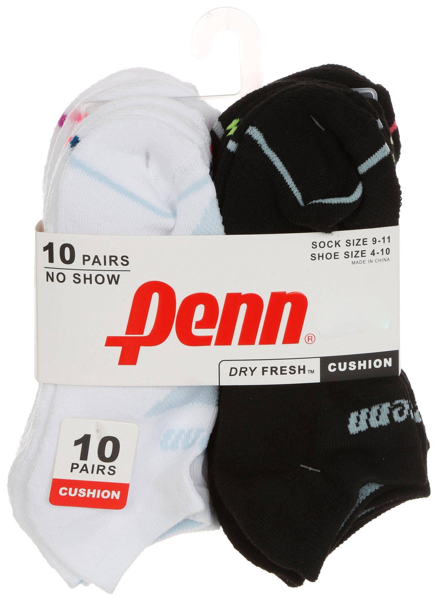 Women's 10 Pk No Show Socks