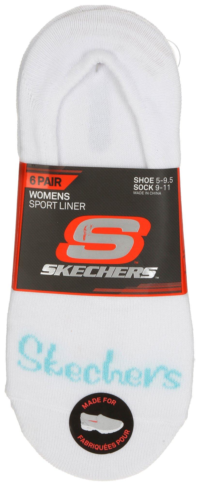 Women's 6 Pk Sport Liner Socks
