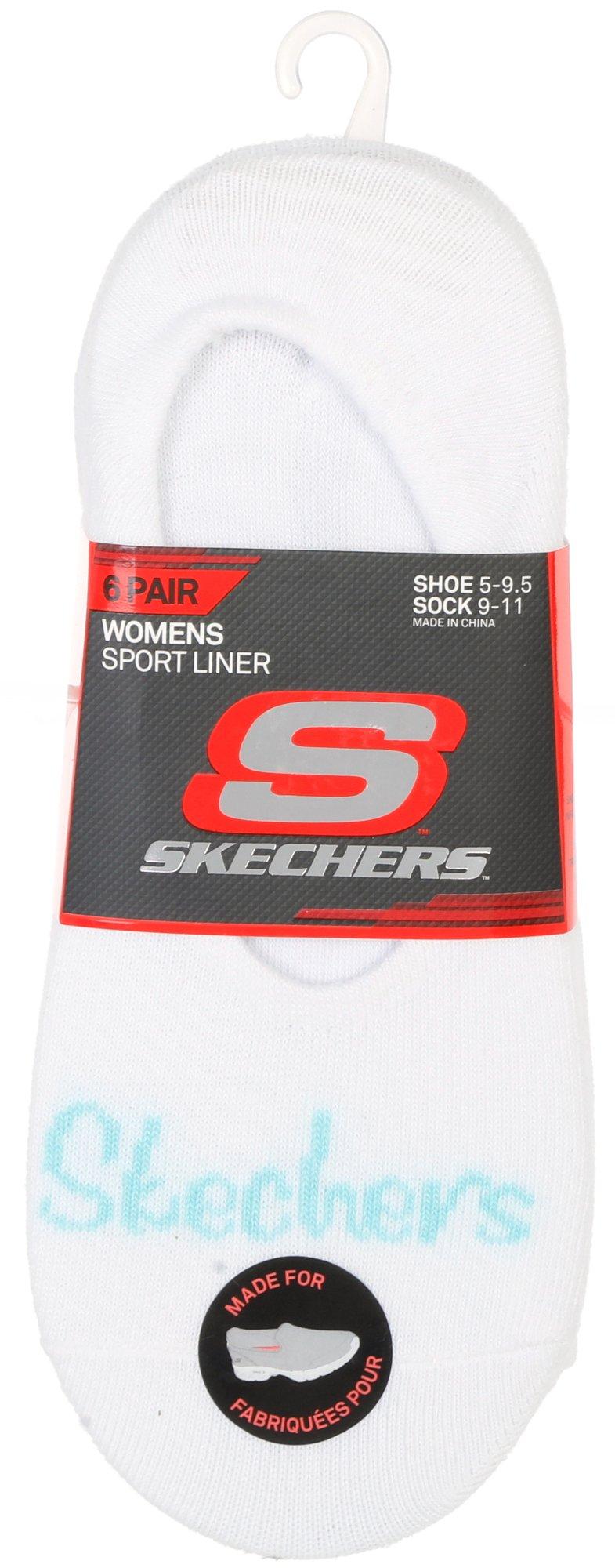 Women's 6 Pk Solid Active Sports Liner