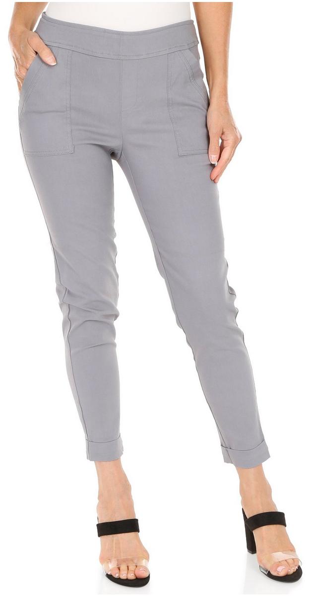 Women's Solid Stretch Pants - Grey | bealls