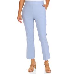 Women's Solid Pull On Ankle Pants