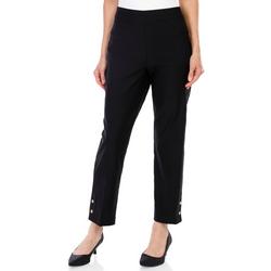 Women's Solid Pull On Capris