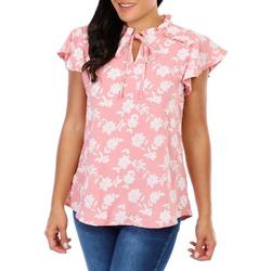 Women's Embroidered Floral Top