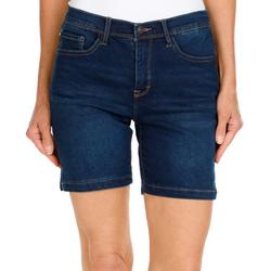 Women's Solid Denim Shorts
