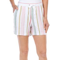 Women's Stripe Print Shorts
