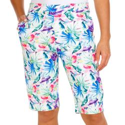 Women's Floral Print Bermuda Shorts