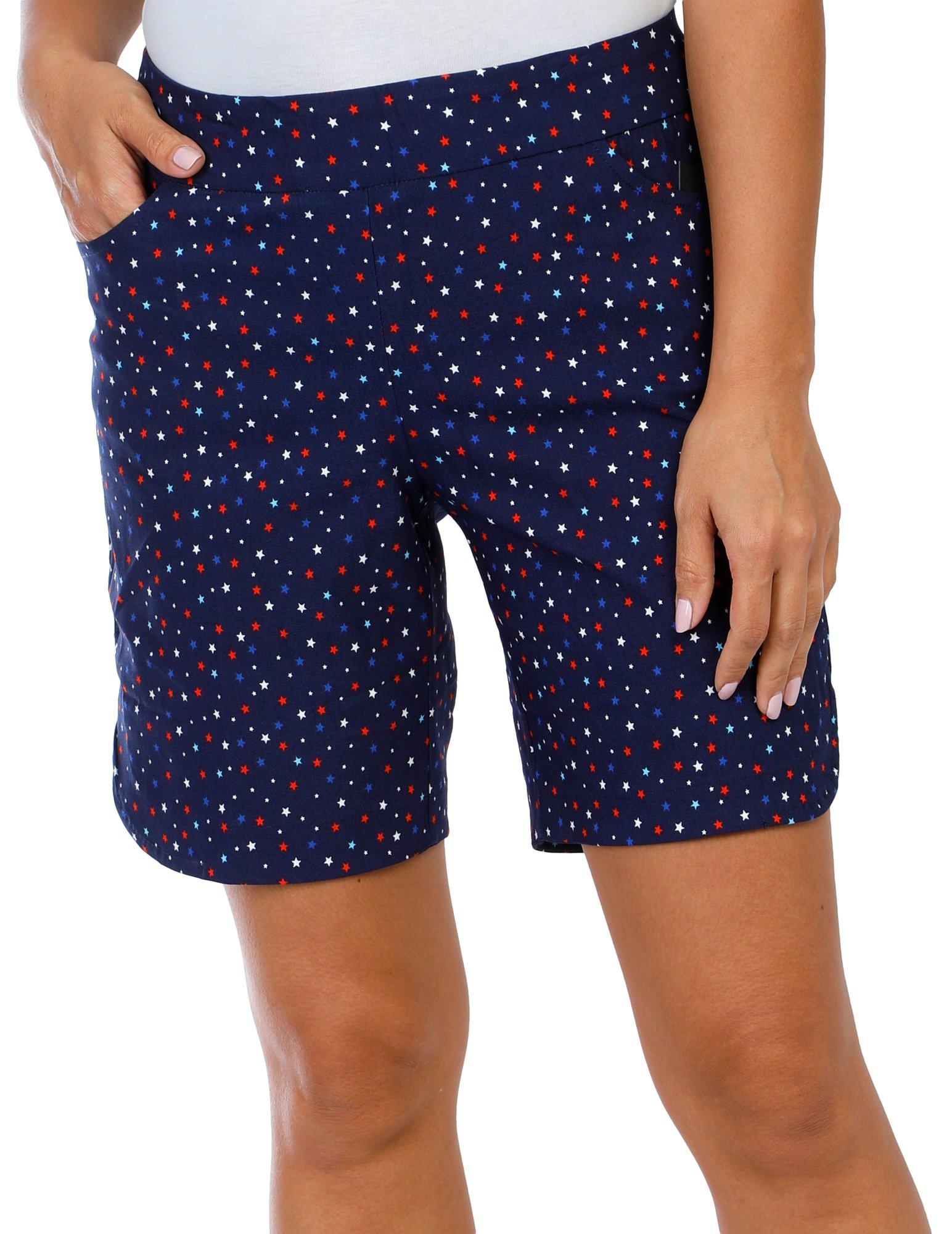 Women's Americana Star Print Bermuda Shorts