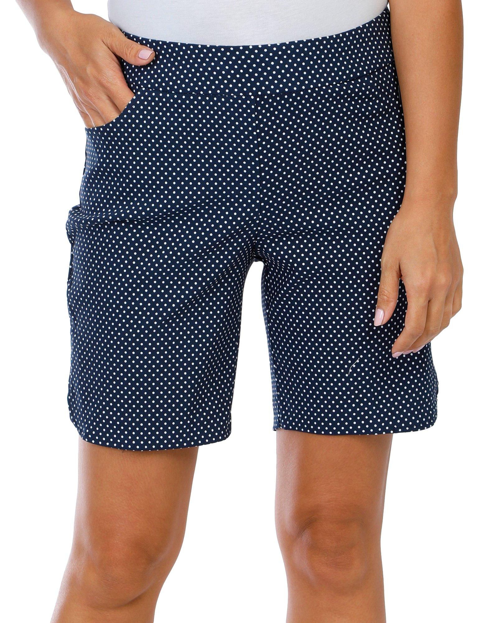 Women's Polka Dot Bermuda Shorts