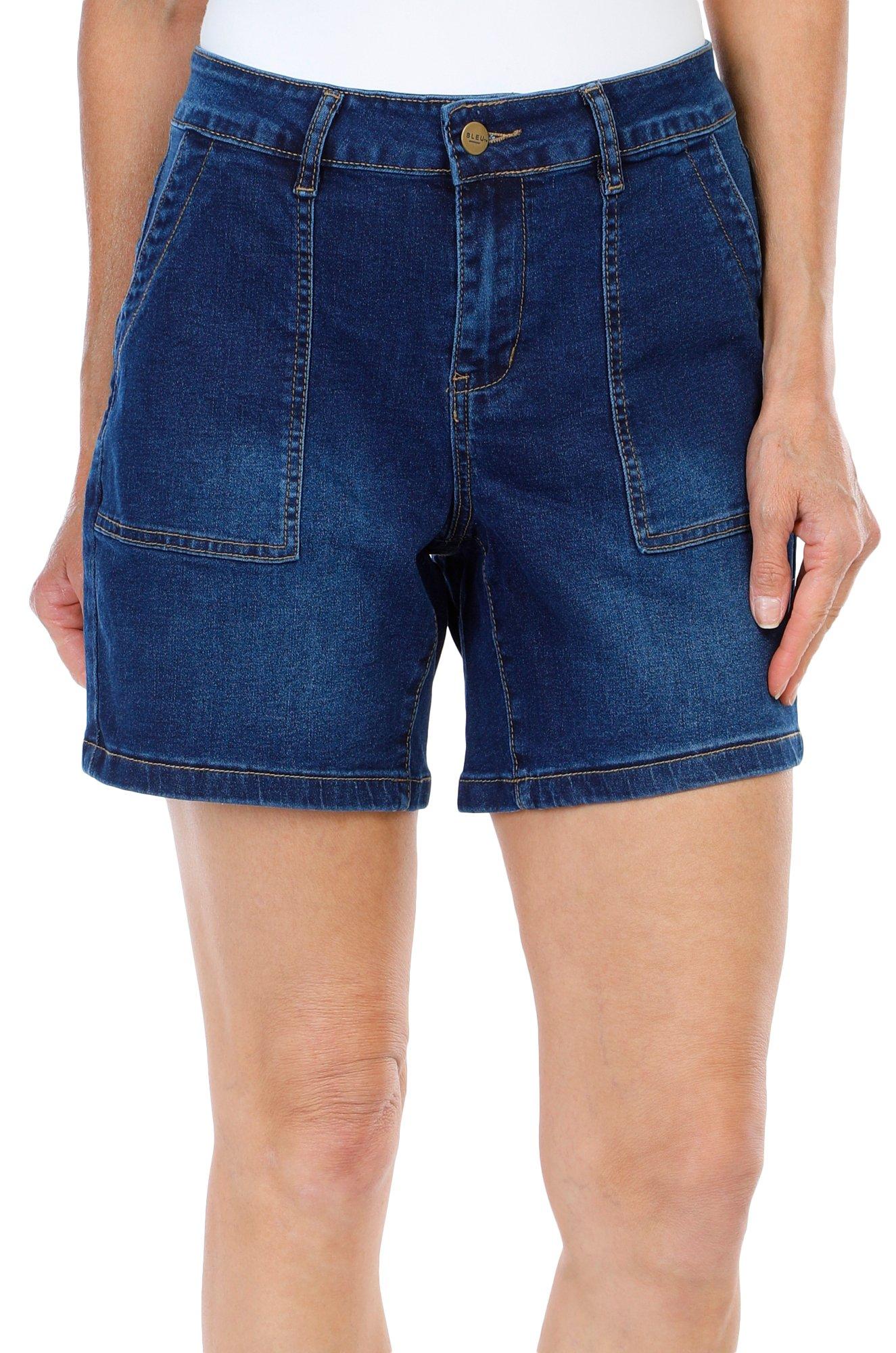 Women's Dark Wash Denim Shorts