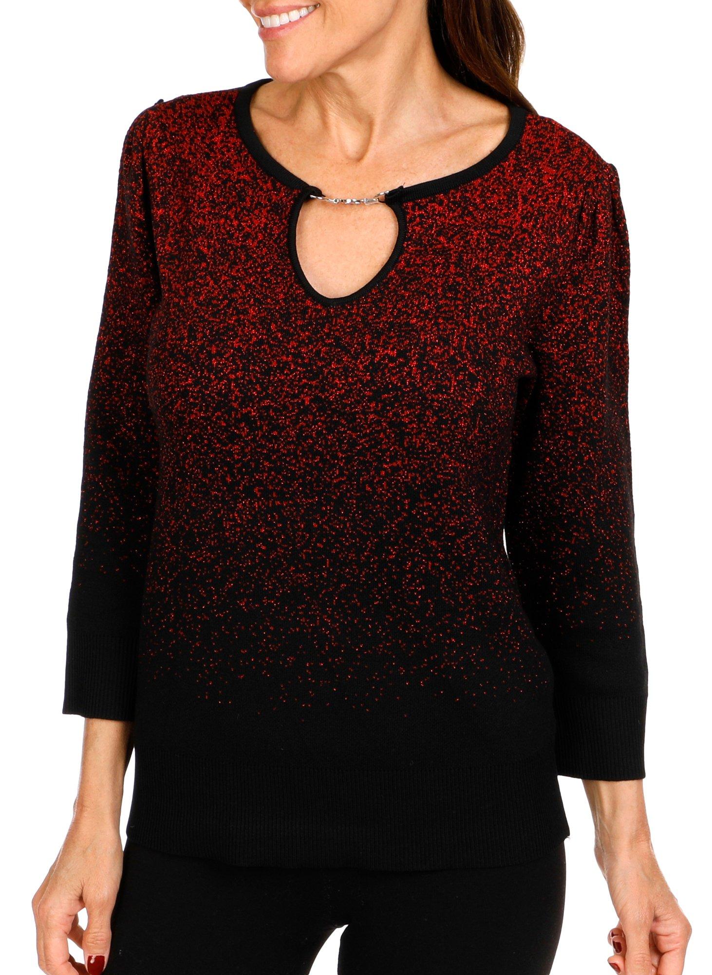 Women's Ombre Keyhole Top