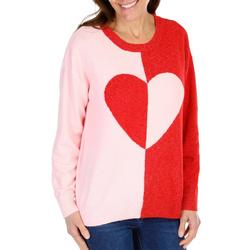 Women's Valentine's Heart Print Sweater