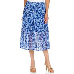 Women's Floral Midi Skirt
