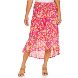 Women's Fruit Flowy Maxi Skirt