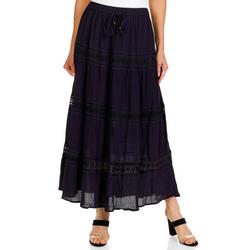 Women's Solid Maxi Skirt
