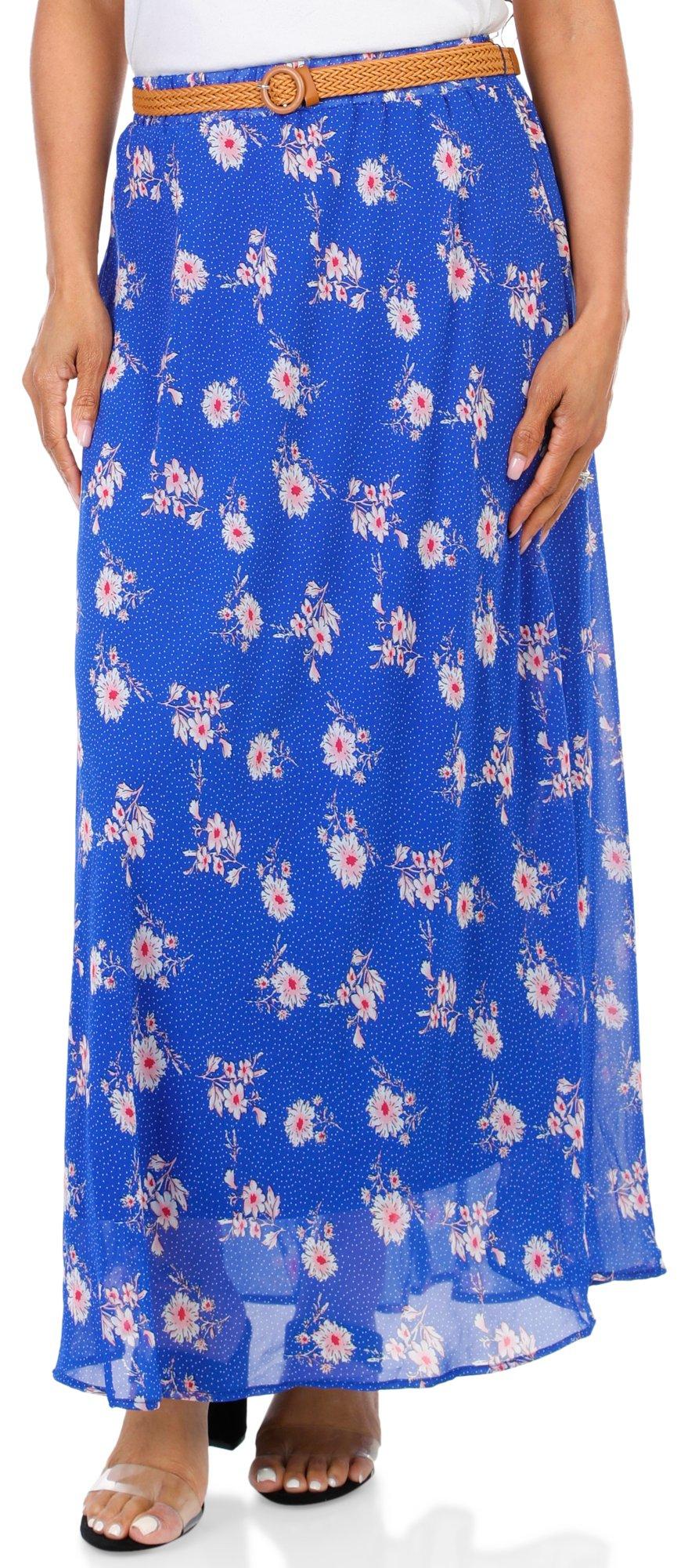 Women's Floral Maxi Skirt