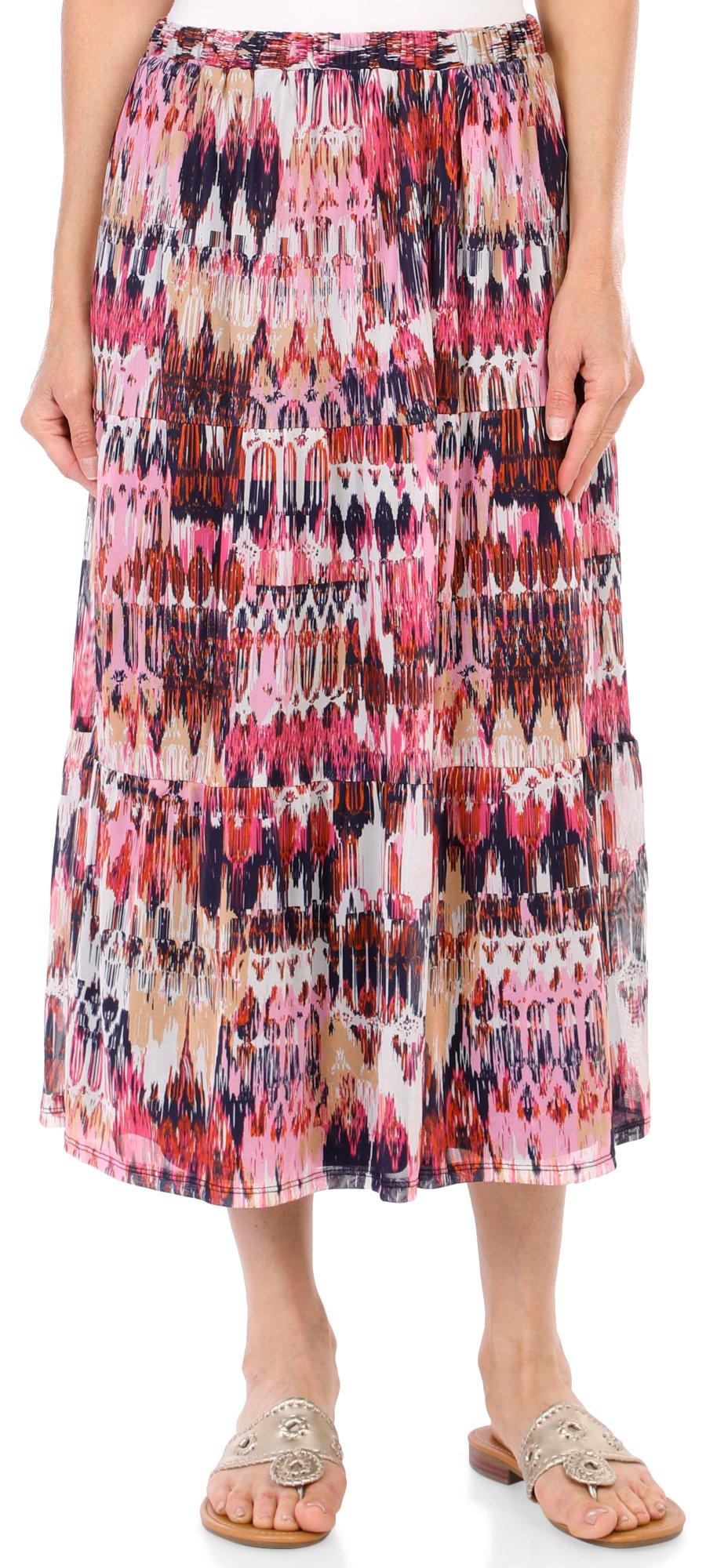 Women's Abstract Maxi Skirt