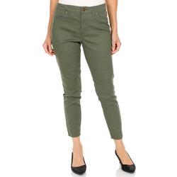 Women's Sateen High Waist Skinny Pants - Green