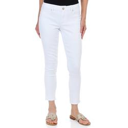 Women's Solid Ankle Skinny Jeans