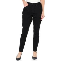 Women's Mid Rise Skinny Jeans - Black