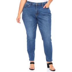 Women's Plus Mid Wash Skinny Jeans