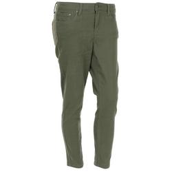 Women's Solid Skinny Pants - Green
