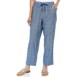 Women's Chambray Denim Linen Pants