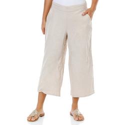 Women's Solid Linen Pants