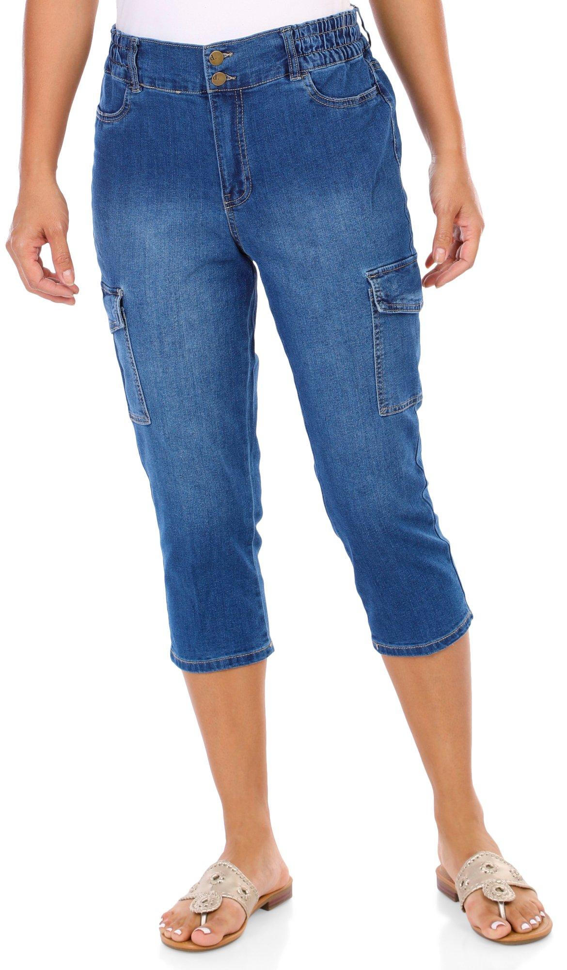 Womens Capris Jeans Clearance Lace Bib Pants Coverall Cropped Pants Pants  Womens ,Black,Xl