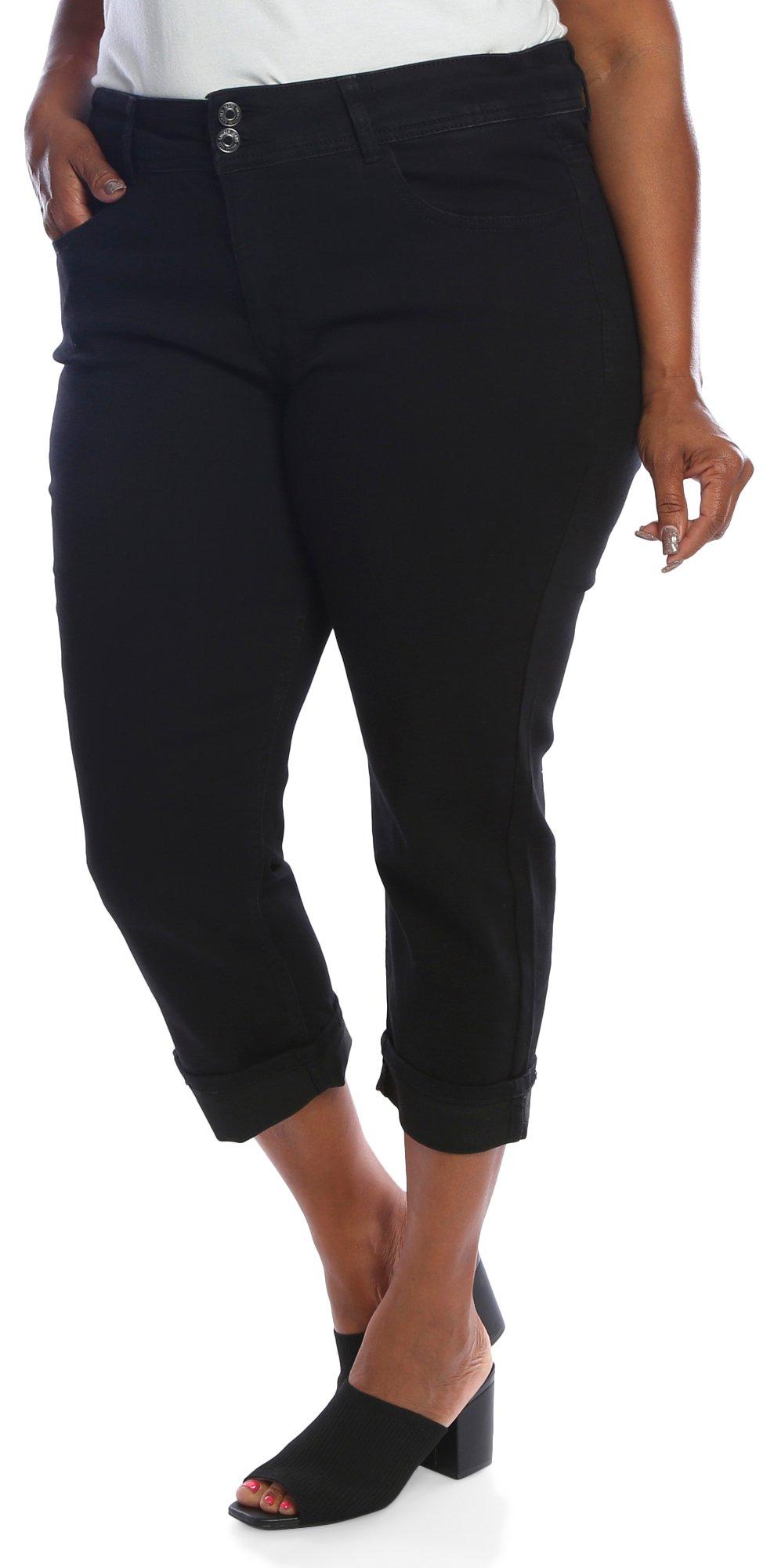 Women's Black Capris & Cropped Pants