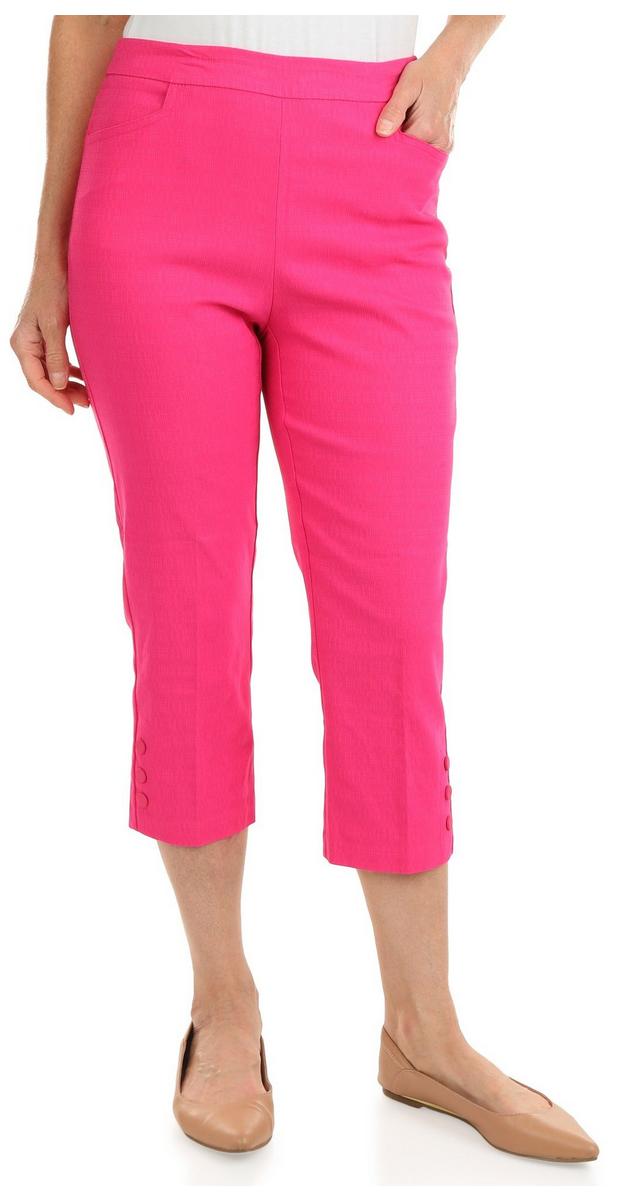 Women's Solid Pull On Capris - Pink | bealls