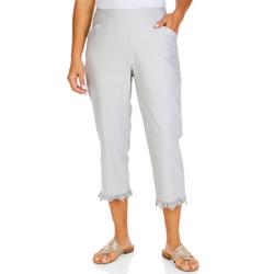 Women's Pull On Solid Capris