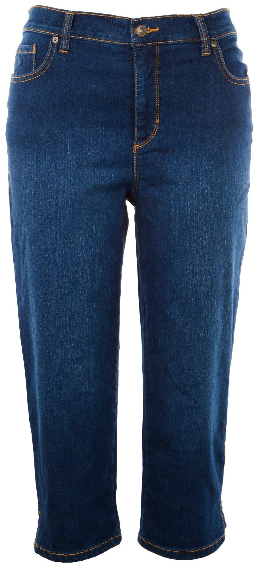 Womens denim capris on sale sale