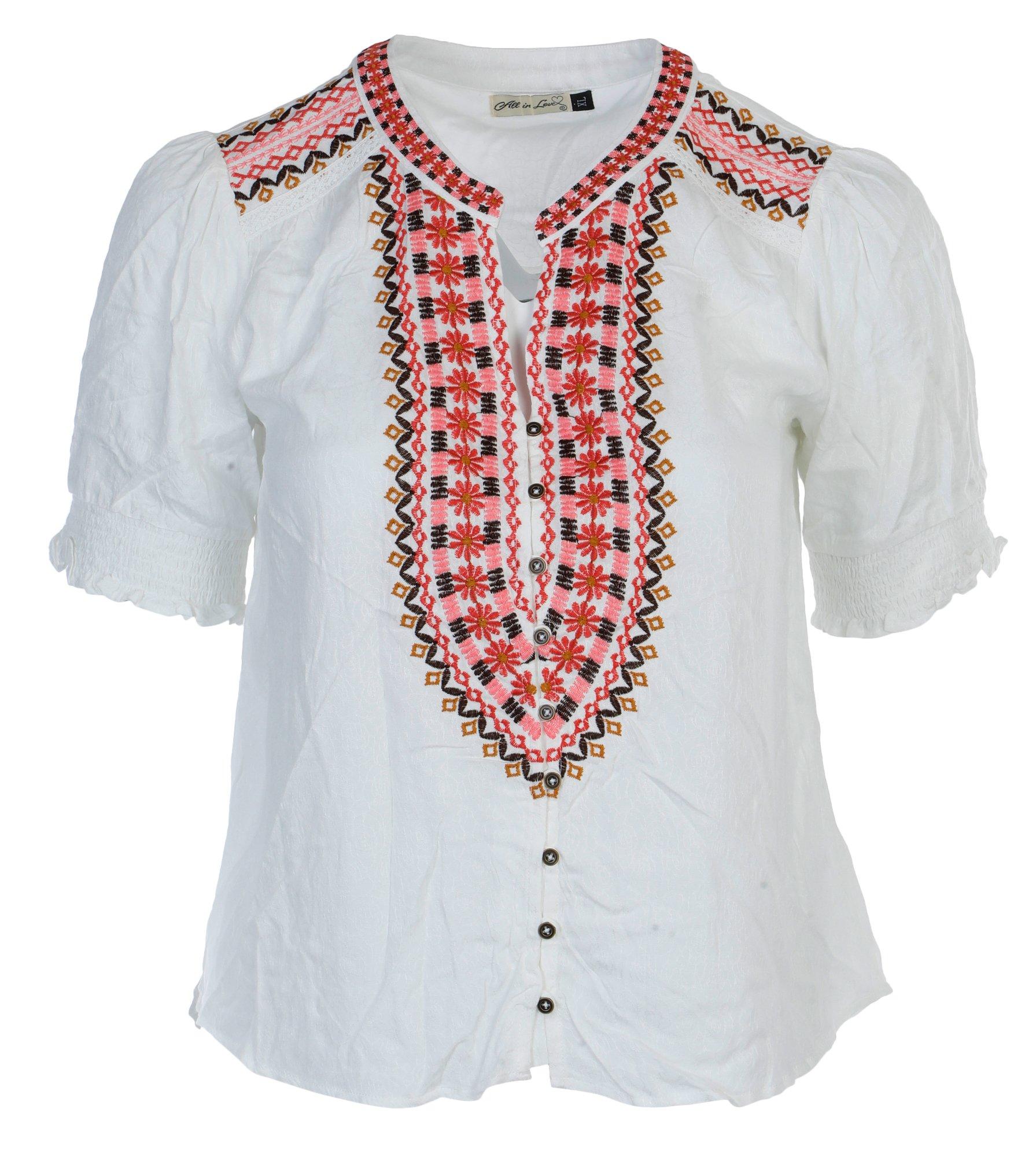 Women's Plus Embroidered Top